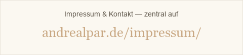 Impressum & Kontakt — andrealpar.de/impressum/